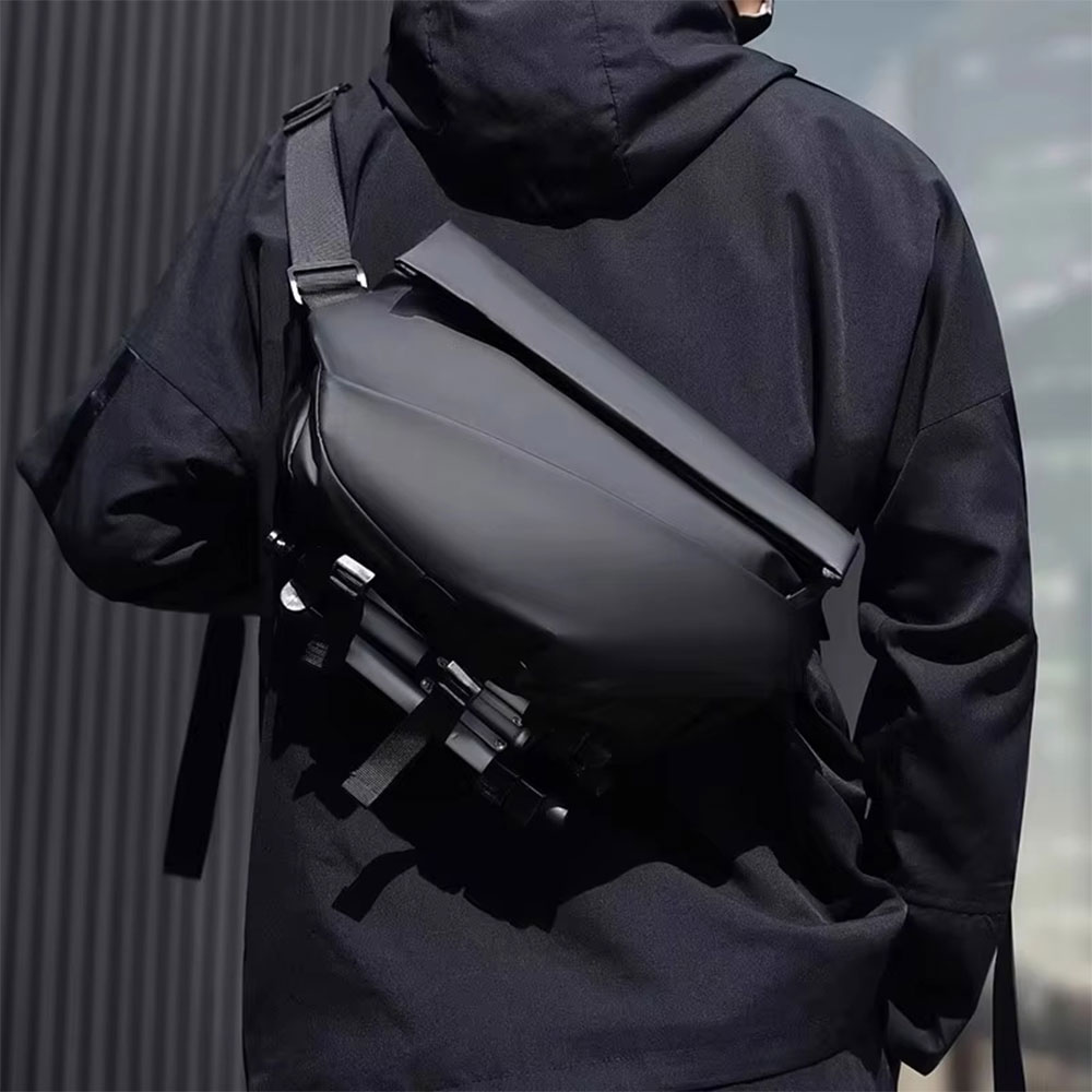 Pelinuar Tas Selempang Sling Bag Pria Waterproof Crossbody Bag - RE885 Gambar produk Pelinuar Tas Selempang Sling Bag Pria Waterproof Crossbody Bag - RE885 - 1