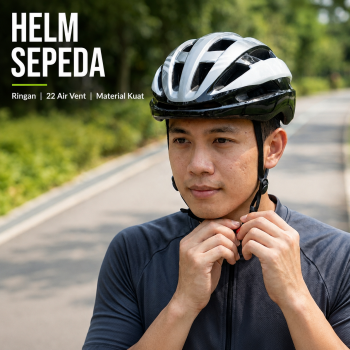Gambar produk DEVIATE Helm Sepeda MTB Road Bike Bicycle Helmet 22 Air Vent - 037