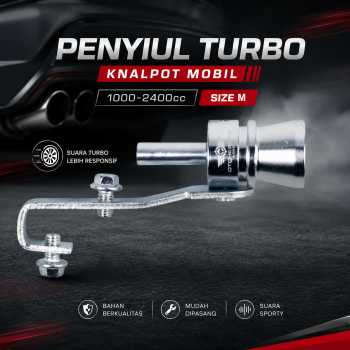 OTOHEROES Penyiul Turbo Palsu Knalpot Mobil Car Whistler 1000-2400cc - TUR007