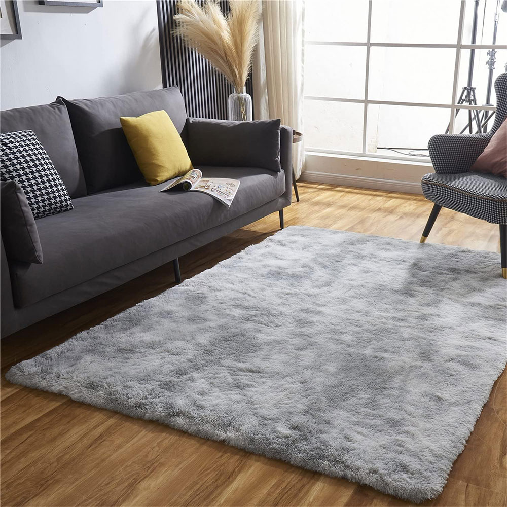 TaffHOME Karpet Matras Bulu PVC Non-Slip Living Room Soft Tie Die 160x230cm - DE2020 Gambar produk TaffHOME Karpet Matras Bulu PVC Non-Slip Living Room Soft Tie Die 160x230cm - DE2020 - 2