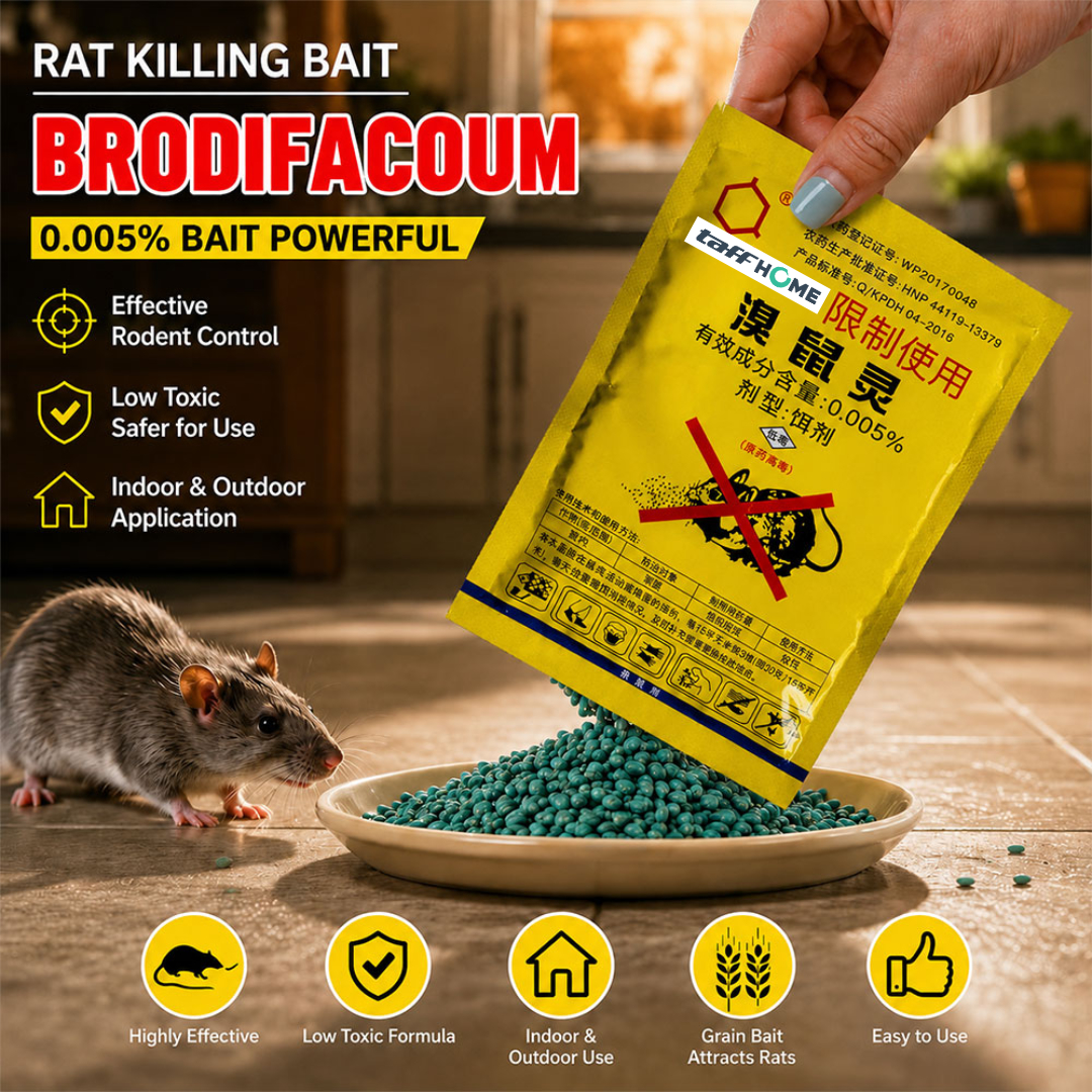 TaffHOME Racun Tikus Umpan Ampuh Rat Killer Mouse Killing Bait 1 PCS - DH-B Gambar produk TaffHOME Racun Tikus Umpan Ampuh Rat Killer Mouse Killing Bait 1 PCS - DH-B - Utama