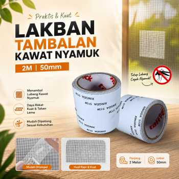 TaffHOME Lakban Kawat Nyamuk Tambalan Jendela Window Repair Tape - TP512