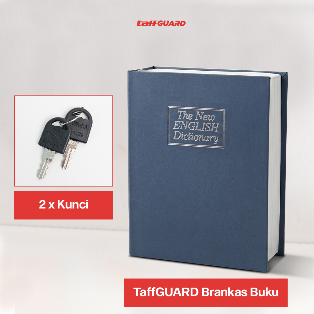 TaffGUARD Brankas Buku Kamus Kunci Manual Anti Maling Hidden Safe Box Besar - KB-10L Gambar produk TaffGUARD Brankas Buku Kamus Kunci Manual Anti Maling Hidden Safe Box Besar - KB-10L - 8