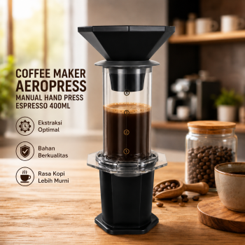 CAFEMASY Coffee Maker Aeropress Manual Hand Press Espresso 400ml - C4-20
