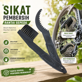 Gambar produk TaffSPORT Sikat Pembersih Rantai Sepeda Bicycle Chain Cleaning Brush - YQ012