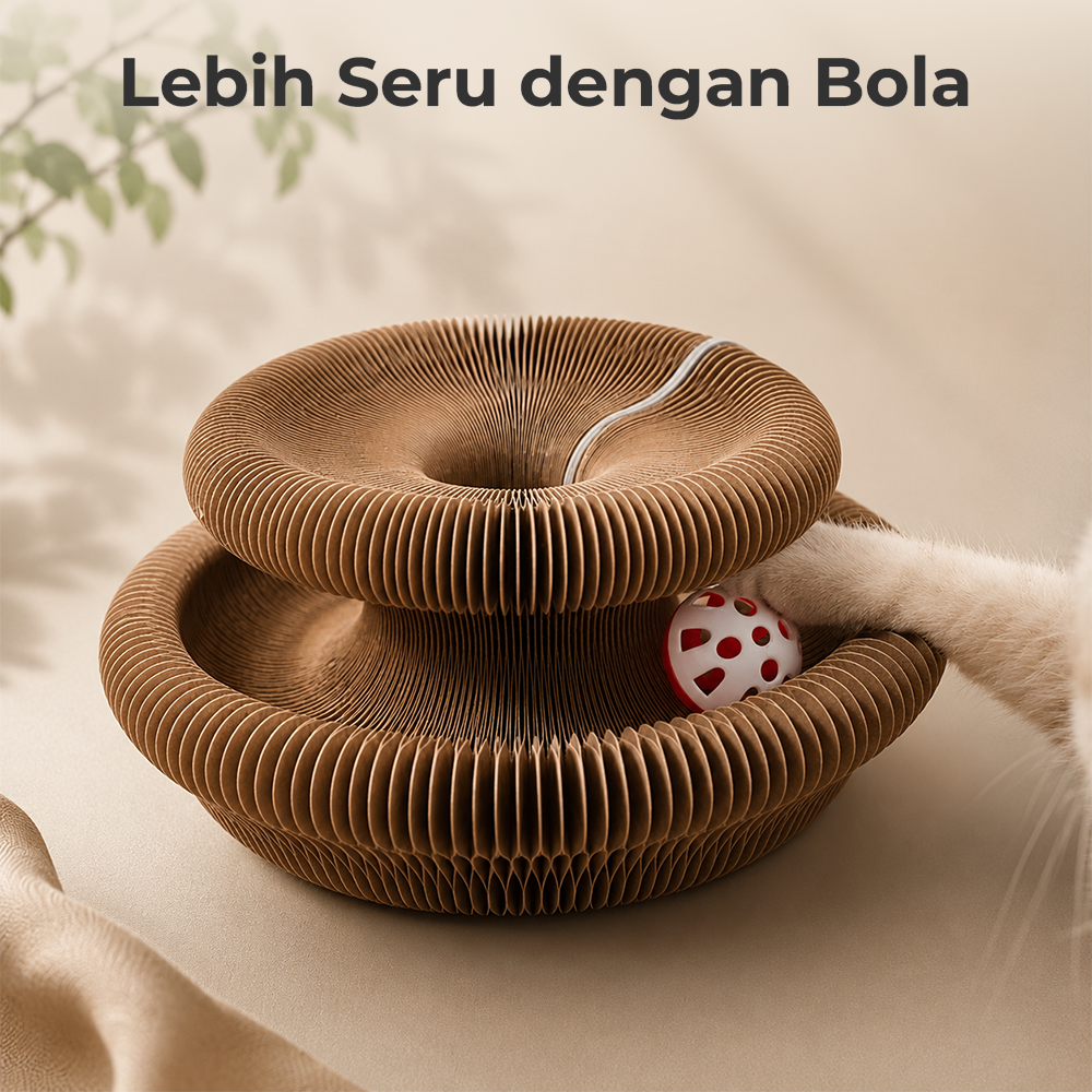 Koquena Mainan Cakaran Kucing Organ Cat Scratching Board - KQ439 Gambar produk Koquena Mainan Cakaran Kucing Organ Cat Scratching Board - KQ439 - 4