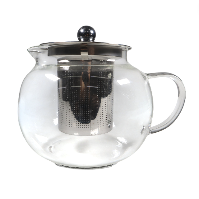 One Two Cups Teko Teh Kaca Saringan Tahan Panas Infuser Teapot 650ml - BR6 Gambar produk One Two Cups Teko Teh Kaca Saringan Tahan Panas Infuser Teapot 650ml - BR6 - 1
