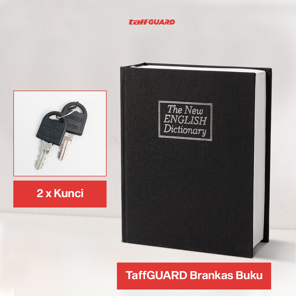 TaffGUARD Brankas Buku Kamus Kunci Manual Anti Maling Hidden Safe Box Besar - KB-10L Gambar produk TaffGUARD Brankas Buku Kamus Kunci Manual Anti Maling Hidden Safe Box Besar - KB-10L - 8
