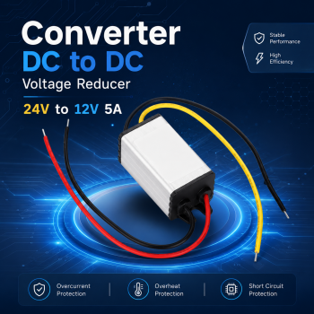 OBX Converter DC to DC Voltage Reducer 24V to 12V 5A - YJ-241205