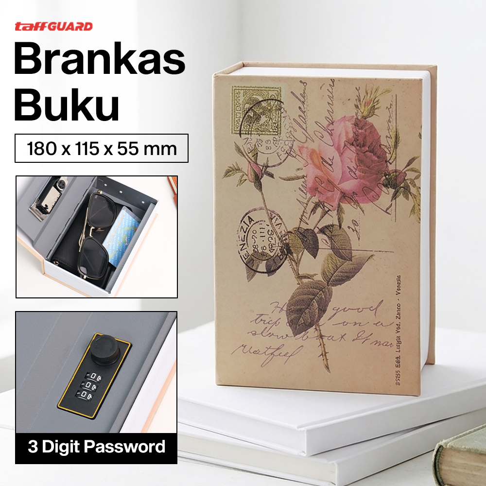 TaffGUARD Kotak Buku Novel Security Box Password Lock Size S - KB-20P Gambar produk TaffGUARD Kotak Buku Novel Security Box Password Lock Size S - KB-20P - Utama