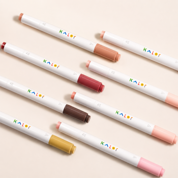 Gambar produk Kaco KALOR Spidol Warna Olied Based Marker 12 Colors Ivory Tower - MP2009-01 - 6
