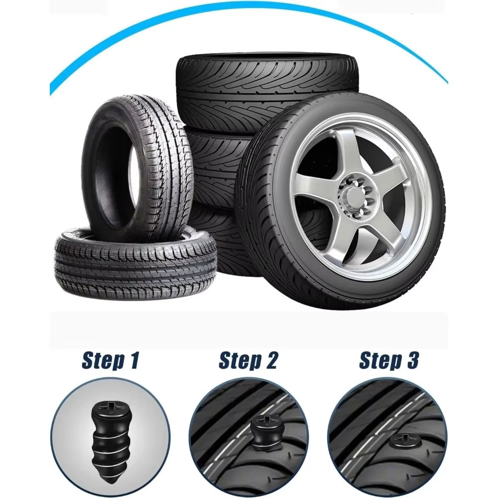 Adiwo Tyre Repair Kit Set Tubeless Alat Tambal Ban Mobil Motor 40 PCS - LN150 Gambar produk Adiwo Tyre Repair Kit Set Tubeless Alat Tambal Ban Mobil Motor 40 PCS - LN150 - 4