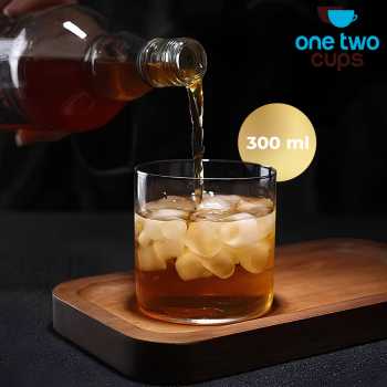 One Two Cups Gelas Whisky Cocktail Nordic Rock Glass 300ml - N-36