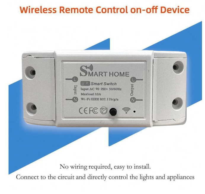 BEEBEE Smart Switch WiFi 2 Channel Smart Life Alexa Control Module 10A - BSD16 Gambar produk BEEBEE Smart Switch WiFi 2 Channel Smart Life Alexa Control Module 10A - BSD16 - 2