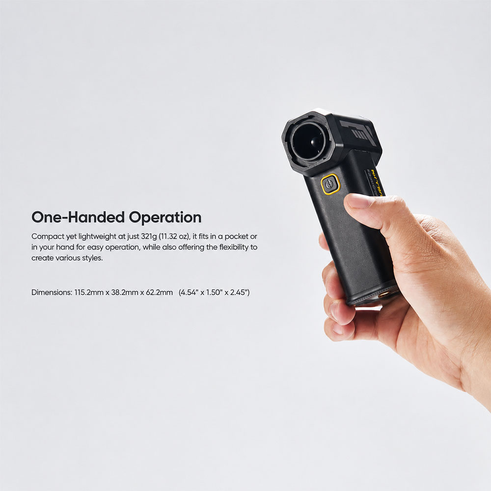 NITECORE Kipas Angin Portable CineWind Photography Fan 98000RPM 18W - CW20 Gambar produk NITECORE Kipas Angin Portable CineWind Photography Fan 98000RPM 18W - CW20 - 4