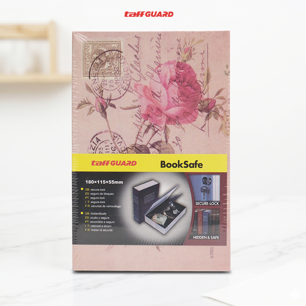 TaffGUARD Kotak Buku Novel Hidden Security Box Book Key Lock Size S - KB-20L Gambar produk TaffGUARD Kotak Buku Novel Hidden Security Box Book Key Lock Size S - KB-20L - Kemasan