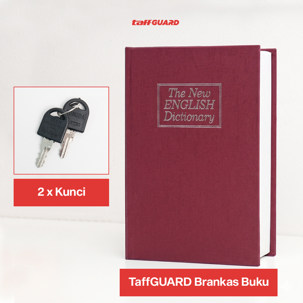 TaffGUARD Brankas Buku Kamus Kunci Manual Anti Maling Hidden Safe Box Sedang - KB-10L Gambar produk TaffGUARD Brankas Buku Kamus Kunci Manual Anti Maling Hidden Safe Box Sedang - KB-10L - 8