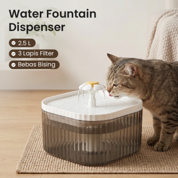 PETSO Pet Water Dispenser Fountain Tempat Minum Kucing Anjing 2.5L - 118