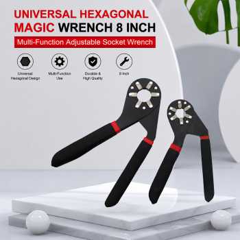 JH Kunci Ring Sok Universal Multifungsi Hexagonal Magic Wrench 8 Inch - GJ015