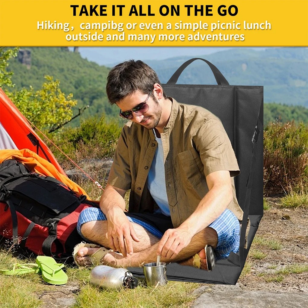 OKRAFT Kursi Lipat Outdoor Camping Portable Stadium Seat Chair - SS-10 Gambar produk OKRAFT Kursi Lipat Outdoor Camping Portable Stadium Seat Chair - SS-10 - 3