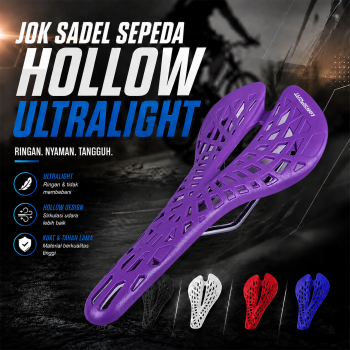 TaffSPORT Jok Sadel Sepeda Bike Saddle Ergonomics Hollow Ultralight - FX11