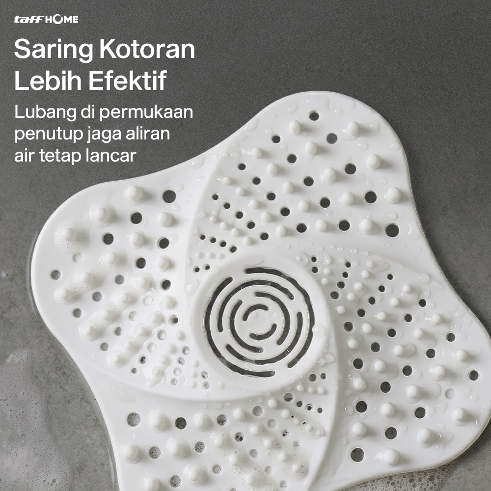 TaffHOME Penutup Lubang Pembuangan Air Anti-Blocking Filter Cover - SJ24 Gambar produk TaffHOME Penutup Lubang Pembuangan Air Anti-Blocking Filter Cover - SJ24 - 3