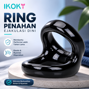 IKOKY Ring Elastis Penahan Ejakulasi Dini Pria Reuseable Ring - 18503