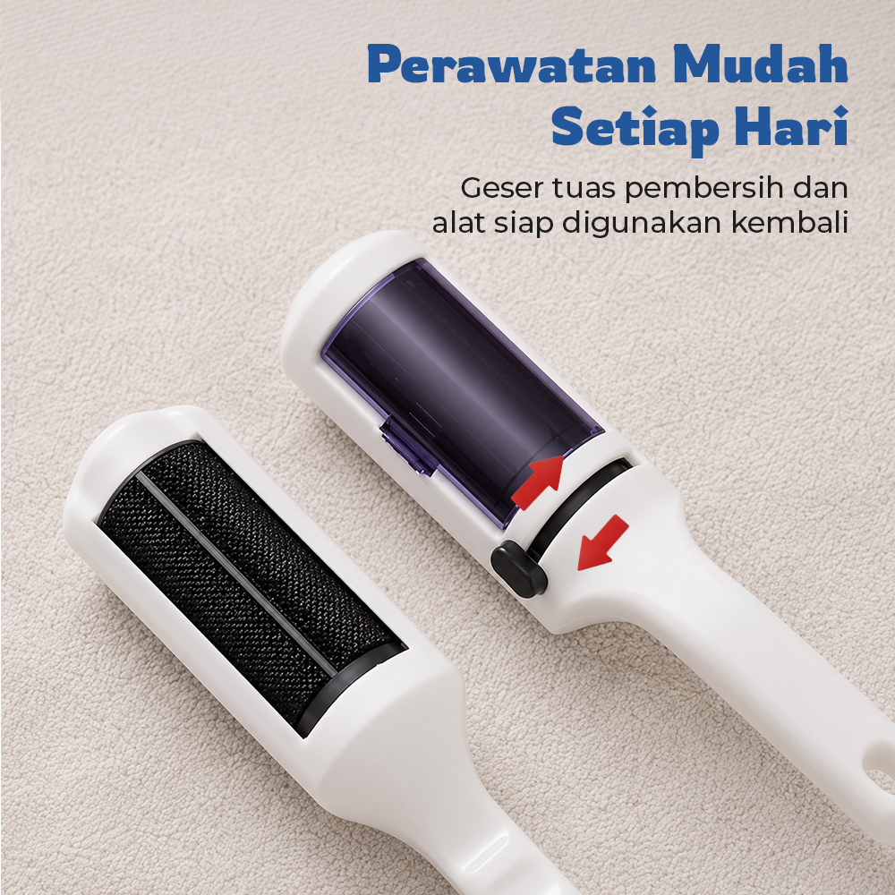 JOOMY Penghilang Bulu Serat Kain Lint Remover Portable - CR-A17 Gambar produk JOOMY Penghilang Bulu Serat Kain Lint Remover Portable - CR-A17 - 2