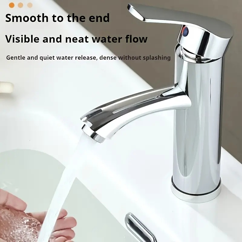 BATHE PROJECT Keran Air Wastafel Mixer Panas Dingin Basin Faucet - K030 Gambar produk BATHE PROJECT Keran Air Wastafel Mixer Panas Dingin Basin Faucet - K030 - 2