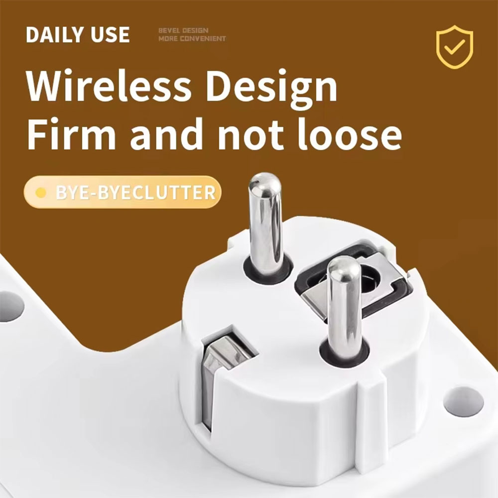 Taffware Stop Kontak LED Light USB Type C EU Plug 10A 250V 2500W 2 Soket - EU-8624UL / EU-8625UL Gambar produk Taffware Stop Kontak LED Light USB Type C EU Plug 10A 250V 2500W 2 Soket - EU-8624UL / EU-8625UL - 2