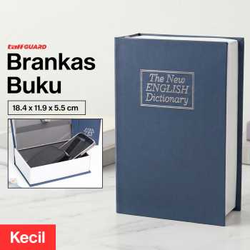 TaffGUARD Brankas Buku Kamus Hidden Safe Box Kunci Manual Anti Maling - KB-10L