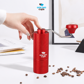 One Two Cups Penggiling Kopi Manual Coffee Grinder Burr Stainless - JN60