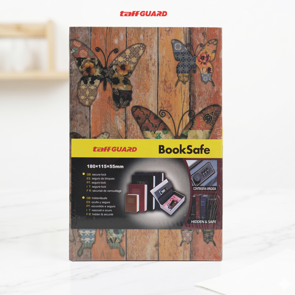 TaffGUARD Brankas Buku Novel Password Hidden Safe Box Size S - KB-20P Gambar produk TaffGUARD Brankas Buku Novel Password Hidden Safe Box Size S - KB-20P - Kemasan