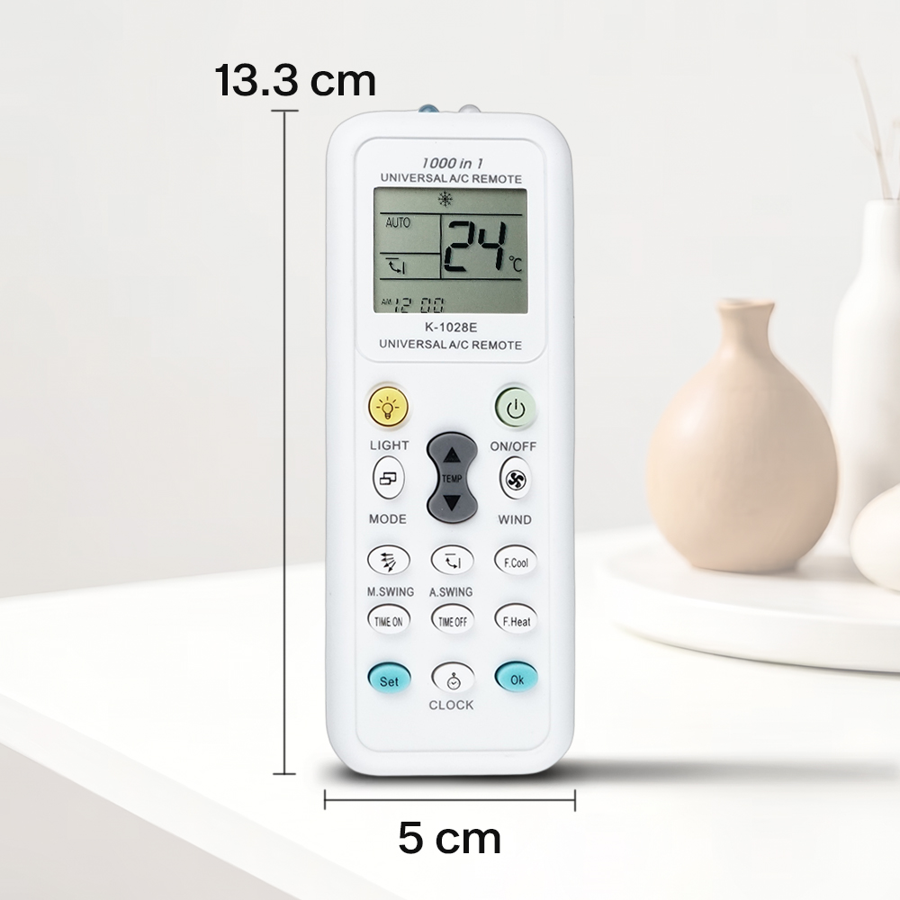 Remot AC Universal Remote Controller Air Conditioner with LED Light - K-1028E Gambar produk Remot AC Universal Remote Controller Air Conditioner with LED Light - K-1028E - 7