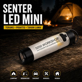 XISAOK Senter LED Mini Magnetic Keychain Hat Clip 200mAh - WS-5050