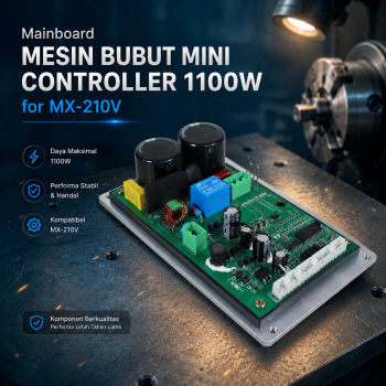 FUSIKAYA Mainboard Mesin Bubut Mini Lathe Beads Controller 1100W - FS065