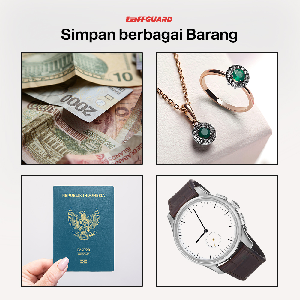 TaffGUARD Kotak Buku Novel Security Box Password Lock Size S - KB-20P Gambar produk TaffGUARD Kotak Buku Novel Security Box Password Lock Size S - KB-20P - 4