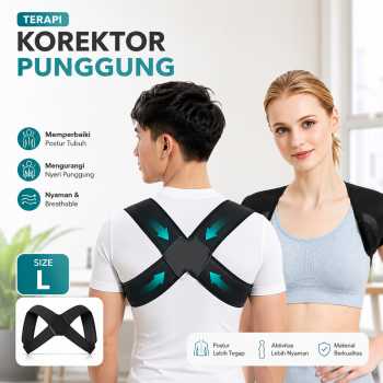 TUSK Alat Terapi Punggung Korektor Penegak Postur Breathable Size L - T-110