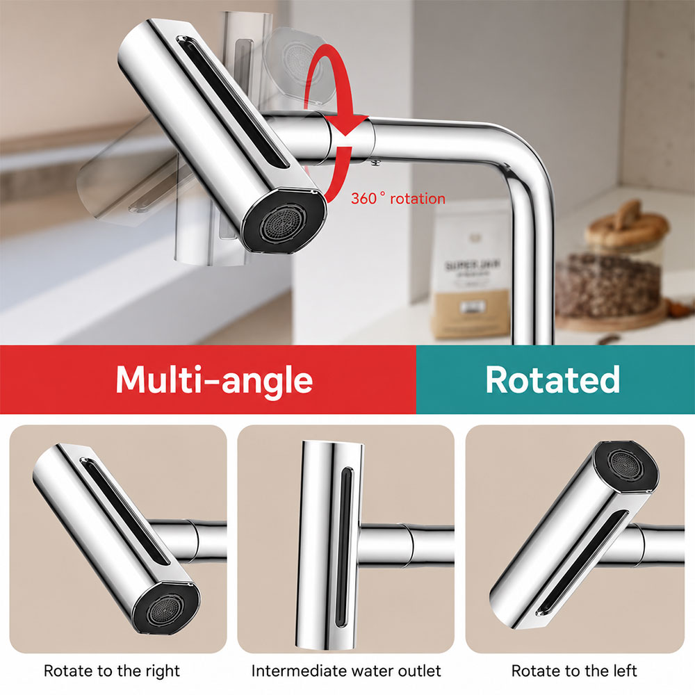 BATHE PROJECT Keran Air Cuci Piring 4 Mode 360 Digree Mix Panas Dingin - O5 Gambar produk BATHE PROJECT Keran Air Cuci Piring 4 Mode 360 Digree Mix Panas Dingin - O5 - 5