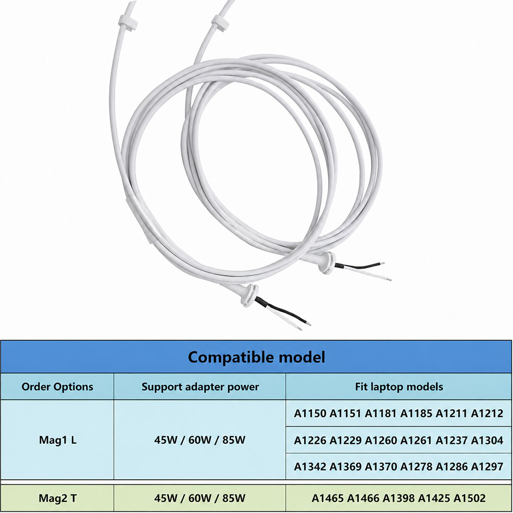 Gambar produk TOBO Kabel Chager Magsafe 2 T-Type Replacement Cable Macbook Air/Pro 45W - AO30 - 3