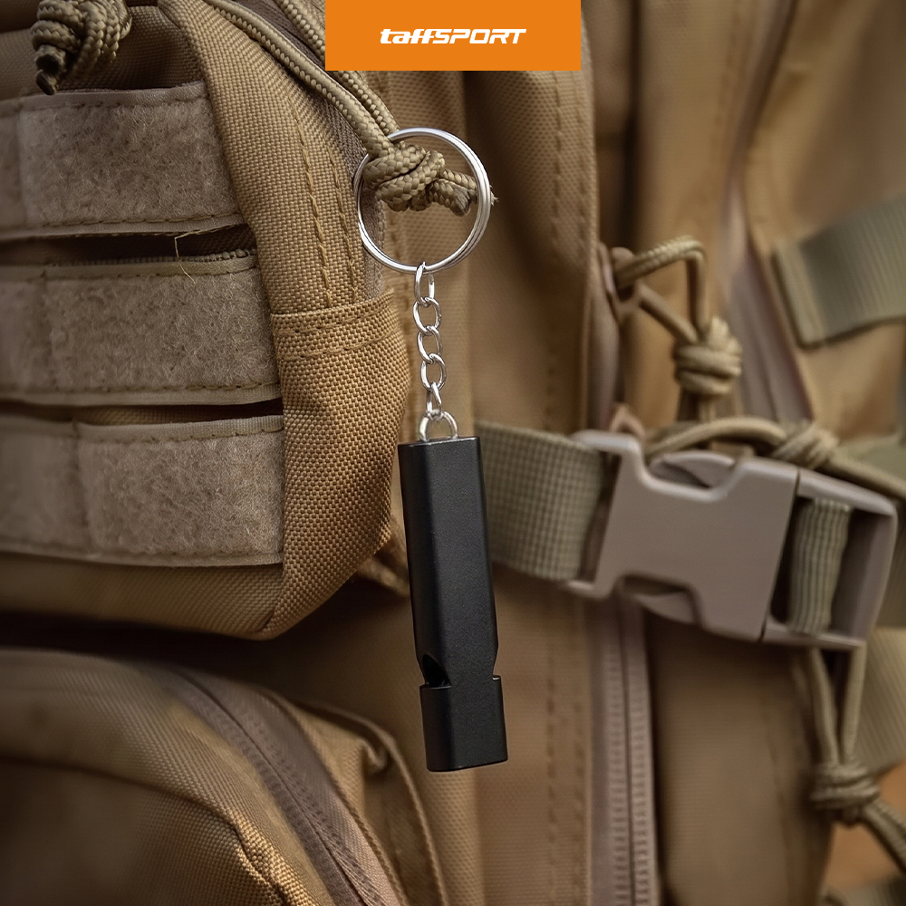 TaffSPORT Gantungan Kunci Peluit Aluminium Outdoor Whistle - Z648 Gambar produk TaffSPORT Gantungan Kunci Peluit Aluminium Outdoor Whistle - Z648 - 6