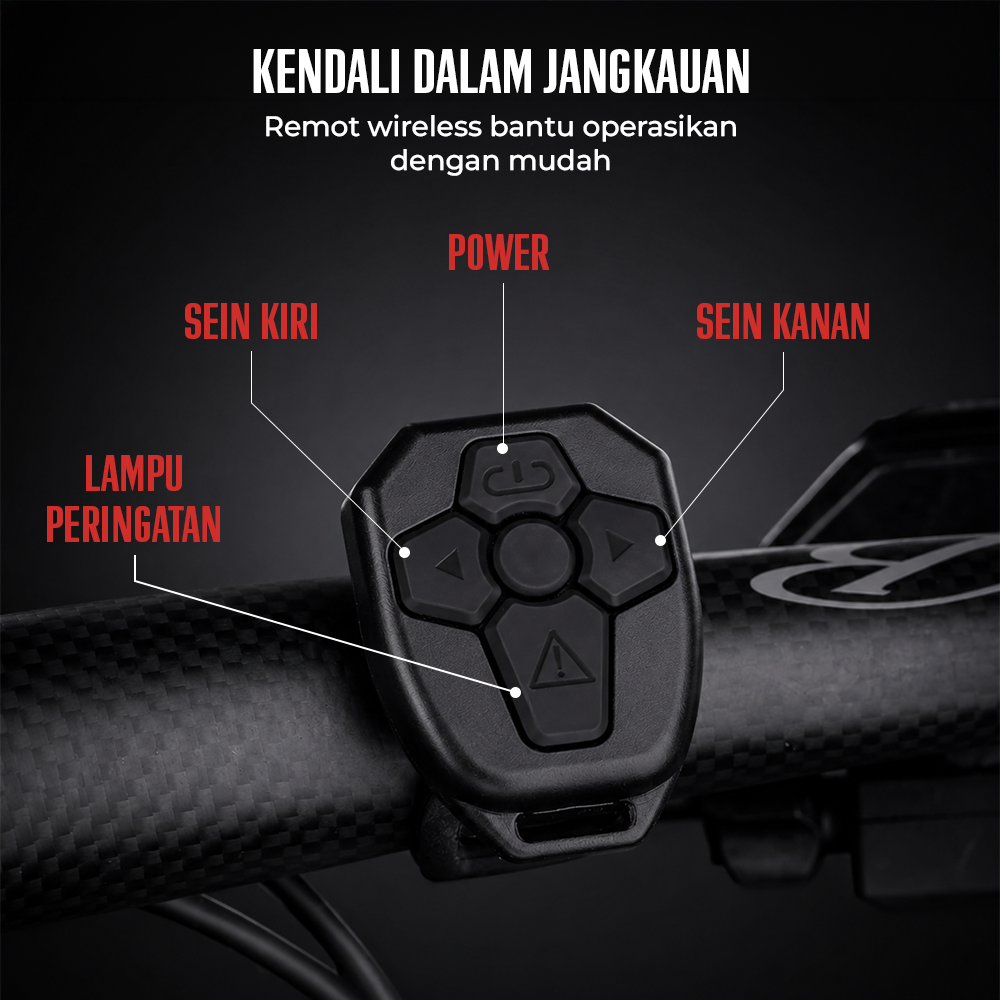 Machfally Lampu Belakang Sepeda LED Rechargeable Tail Light 50 Lumens - BK600 Gambar produk Machfally Lampu Belakang Sepeda LED Rechargeable Tail Light 50 Lumens - BK600 - 3