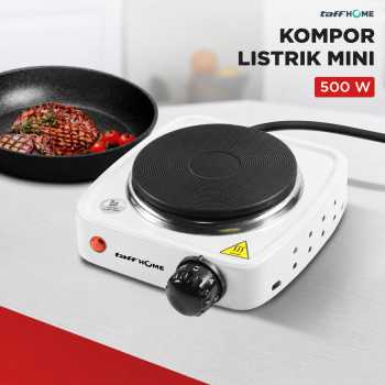 TaffHOME Kompor Listrik 1 Tungku Mini Portable Hot Plate 500W - H1-500-10