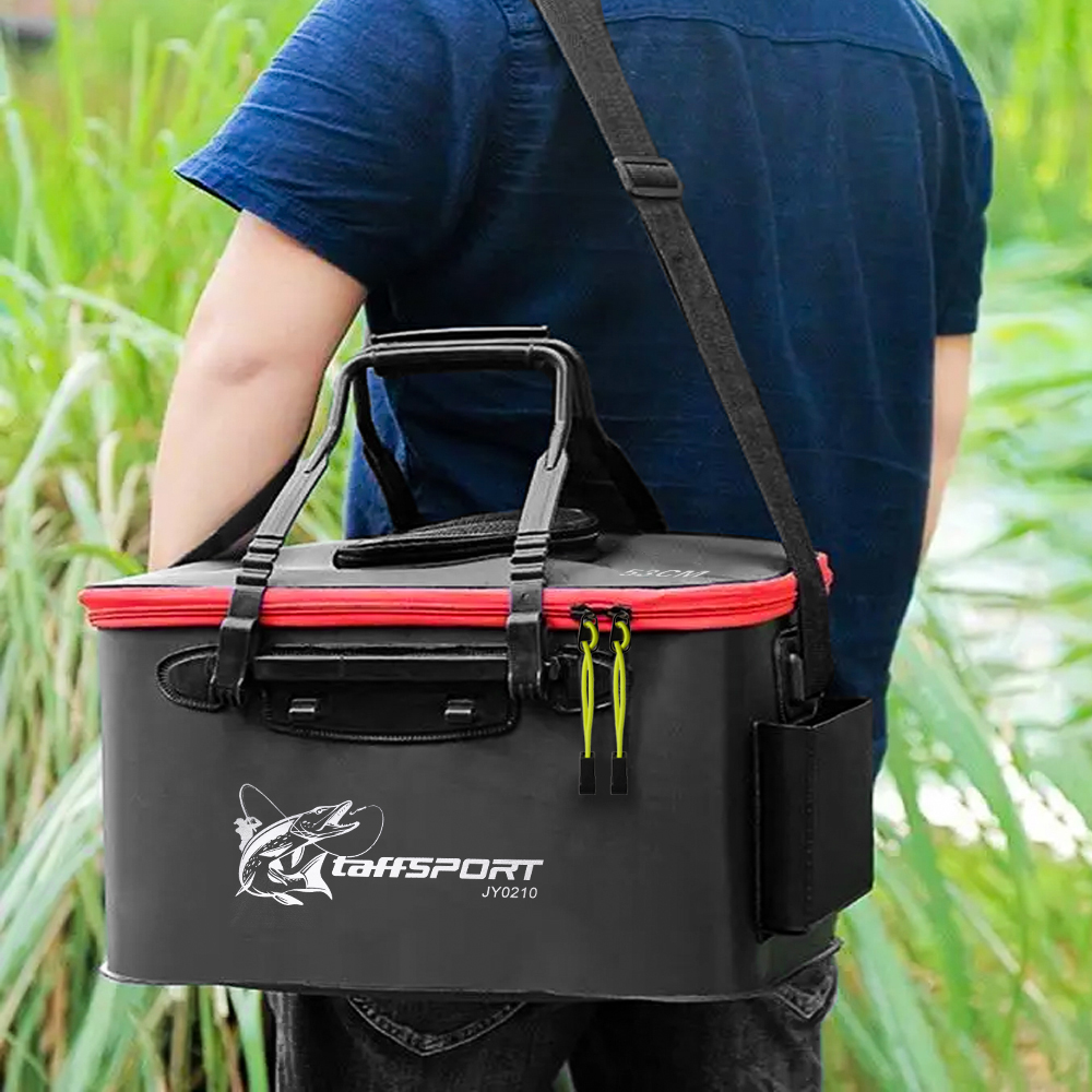 TaffSPORT Tas Pancing Ember Lipat Waterproof EVA Fishing Bucket 53cm - JY0210 Gambar produk TaffSPORT Tas Pancing Ember Lipat Waterproof EVA Fishing Bucket 53cm - JY0210 - 5