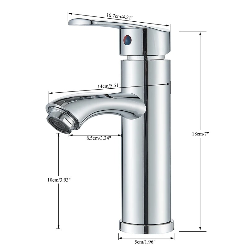 BATHE PROJECT Keran Air Wastafel Mixer Panas Dingin Basin Faucet - K030 Gambar produk BATHE PROJECT Keran Air Wastafel Mixer Panas Dingin Basin Faucet - K030 - Kemasan