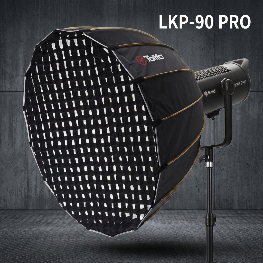 Tolifo Softbox Parabolik Honeycomb Quick Released 90cm - LKP-90 PRO Gambar produk Tolifo Softbox Parabolik Honeycomb Quick Released 90cm - LKP-90 PRO - Utama