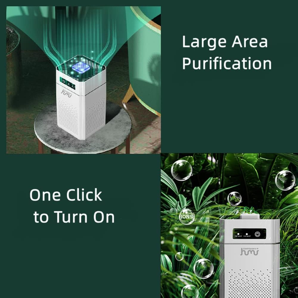 Taffware HUMI Air Purifier Deodorizer Negative Ion H11 HEPA Filter - TC-003 Gambar produk Taffware HUMI Air Purifier Deodorizer Negative Ion H11 HEPA Filter - TC-003 - 2