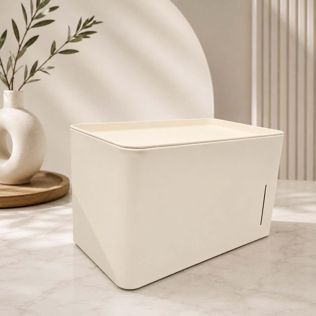 Gambar produk OPALINE Tempat Tisu Rak Gantung Kamar Mandi Tissue Box Storage Rack - OP-10 - 3