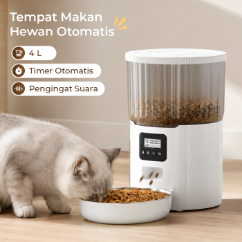 Repetsun Tempat Makan Hewan Peliharaan Otomatis Food Dispenser 4L - RPS4