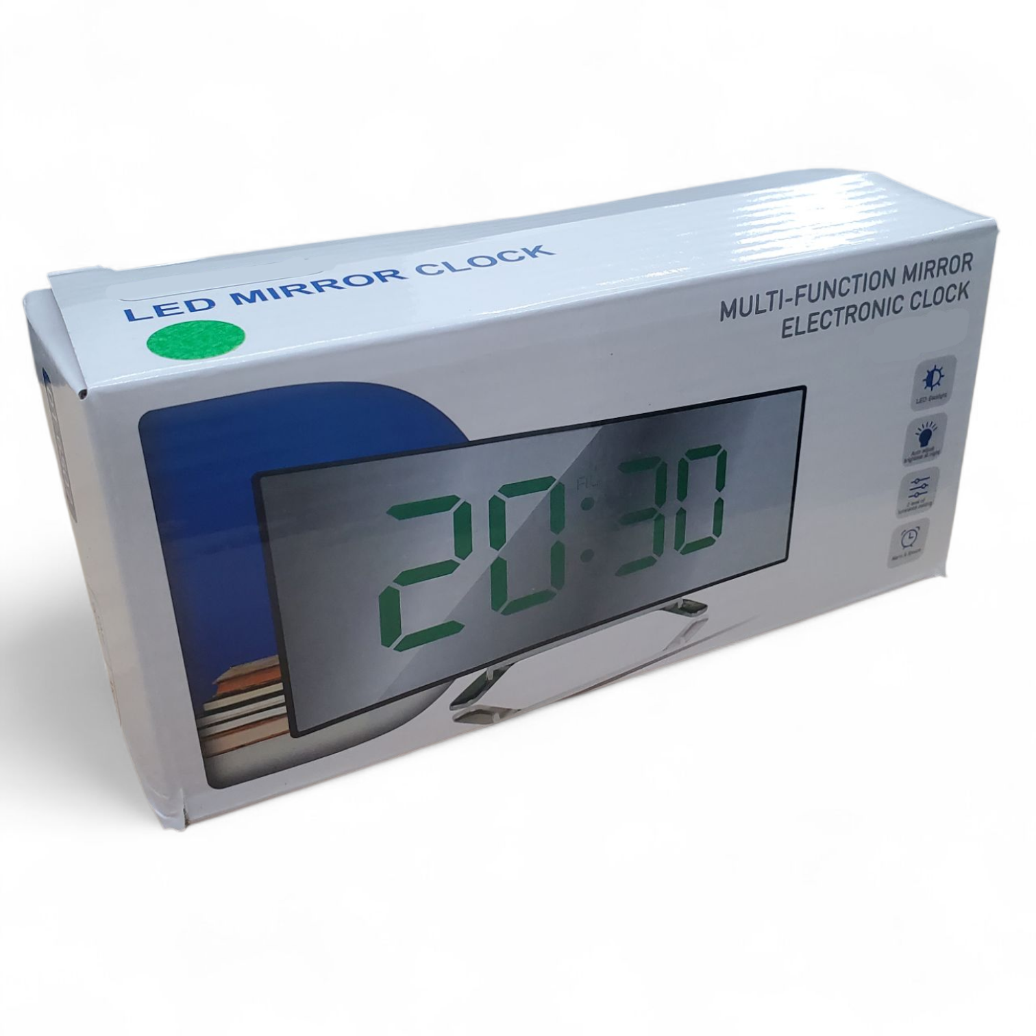 Jomeri Jam Meja Digital LED Smart Alarm Clock Temperature Curved - 6507 Gambar produk Jomeri Jam Meja Digital LED Smart Alarm Clock Temperature Curved - 6507 - Kemasan